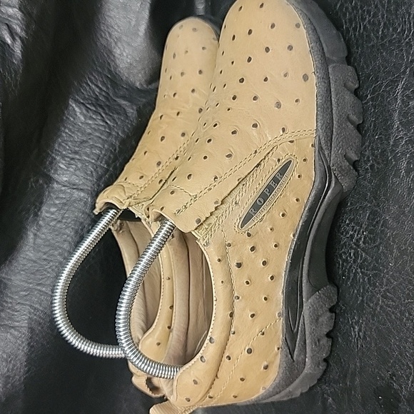 Ropers faux Ostrich slip on Women's size 9. Rugged Rubber out sole - Picture 7 of 9